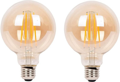 pinkparifashion 4 W Basic Round E27 LED Bulb(Yellow, Pack of 2)