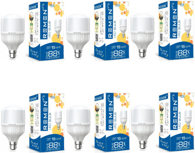 REMEN 16 W Basic Standard B22 LED Bulb(White, Pack of 6)