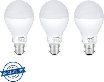 PHILIPS 20 W Basic Round B22 LED Bulb(White, Pack of 3)