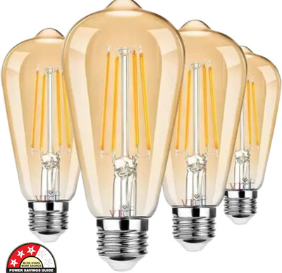 spark world 4 W Basic Standard E27 LED Bulb(Clear, Pack of 4)