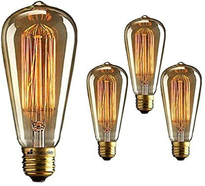 Kiyaan 5 W Basic Standard E27 LED Bulb(White, Pack of 4)