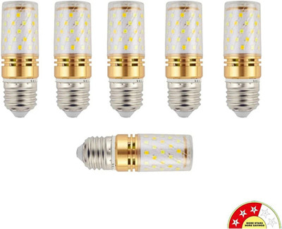 elon musk 12 W Basic Standard E27 LED Bulb(Yellow, White, Multicolor, Pack of 6)