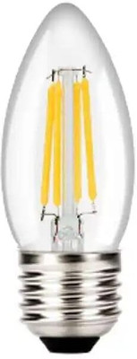 ZOREZA 4 W Basic Candle E14 LED Bulb(Yellow, Pack of 2)
