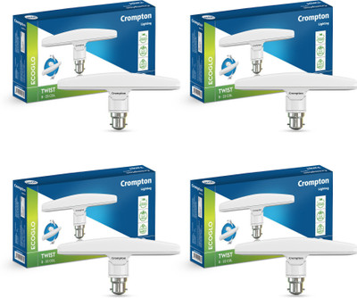 Crompton 10 W Basic T-Bulb B22 LED Bulb(White, Pack of 4)