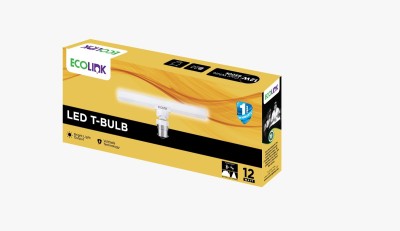 EcoLink 12 W Basic T-Bulb B22 LED Bulb(White)