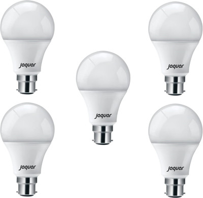 Jaquar 9 W Basic Standard B22 LED Bulb(White, Pack of 5)
