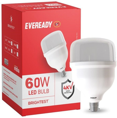 EVEREADY 60 W Basic Standard B22 LED Bulb(White)