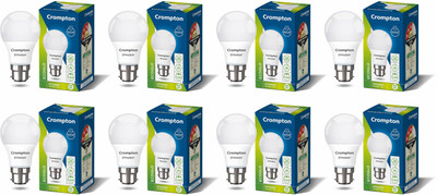 Crompton 5 W Basic Round B22 LED Bulb(White, Pack of 8)