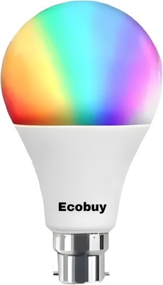 ecobuy 9 W Round B22 D Decorative Bulb(Multicolor, Pack of 2)