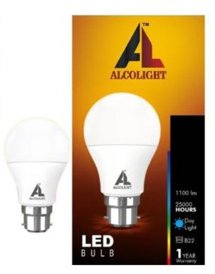 ALCOLIGHT 10 W Basic Round Plug & Play CFL Bulb(Multicolor)