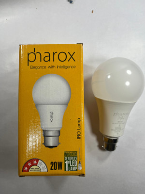 pharox 20 W Basic Round B22 LED Bulb(White)