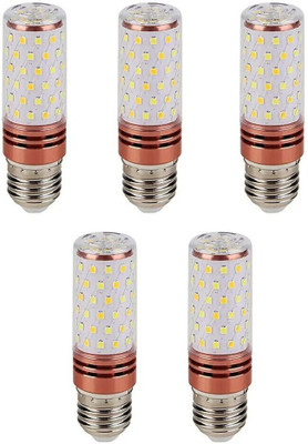 Virya 12 W Basic Capsule E27 LED Bulb(White, Yellow, Pack of 5)