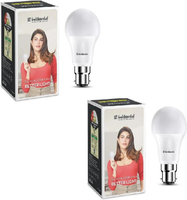 Gold Medal 15 W Basic Standard B22 LED Bulb(White, Pack of 2)