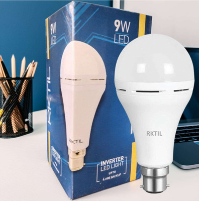 RKTIL 9 W Inverter Standard B22 D Inverter Bulb(White)