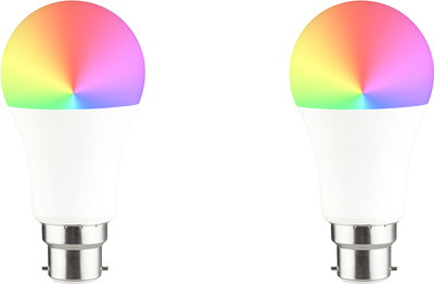 NEW INDIA LIGHTING 12 W Color Changing Standard B22 LED Bulb(Red, Blue, Pink, Pack of 2)