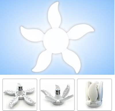 Make Ur Wish 55 W Basic Decorative B22 LED Bulb(White)