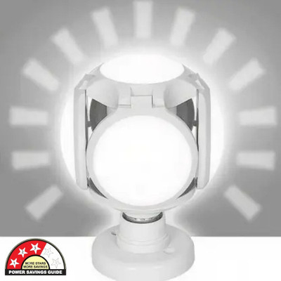 spark world 40 W Basic Standard B22 LED Bulb(White)