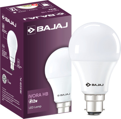 BAJAJ 12 W Basic Standard B22 LED Bulb(White)