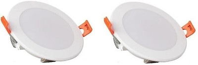 Cosas 9 W Basic Round 2 Pin LED Bulb(White, Pack of 2)