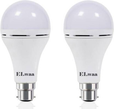 spark world 9 W Basic Arbitrary B22 Inverter Bulb(White, Pack of 2)