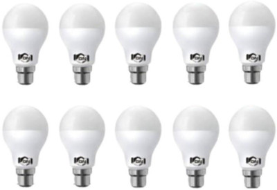 Gold Nation 9 W Basic Standard B22 LED Bulb(White, Pack of 10)