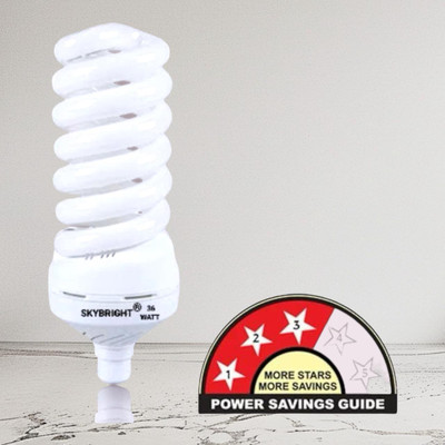 skybright 36 W Basic Spiral B22 CFL Bulb(White)
