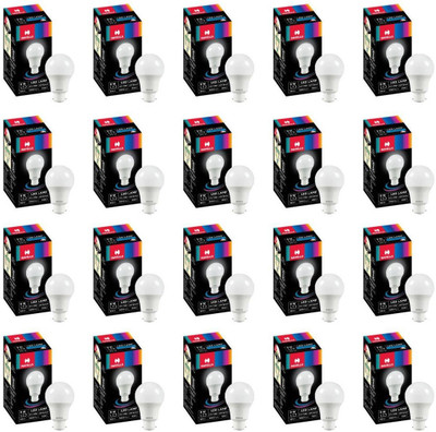 HAVELLS 9 W Basic Round B22 LED Bulb(White, Pack of 20)