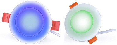 mg lights 5 W Basic Round 2 Pin LED Bulb(Green, Blue, Pack of 2)