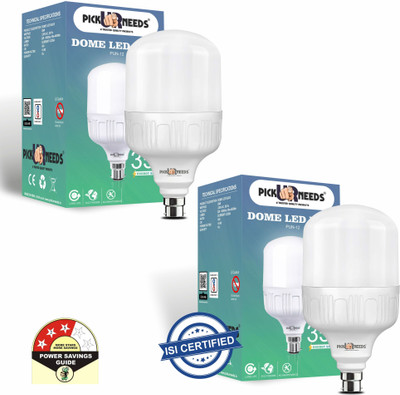 Daily Needs Shop 35 W Basic Round B22 D CFL Bulb(White, Pack of 2)