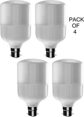 Nortek 40 W Basic Standard B22 LED Bulb(White, Pack of 4)