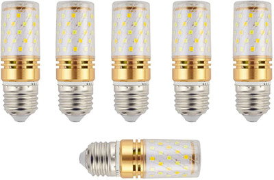 vibunt 12 W Basic Decorative E27 LED Bulb(Multicolor, Pack of 6)