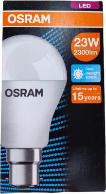 OSRAM 23 W Basic Round B22 LED Bulb(White, Pack of 2)