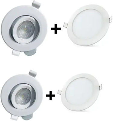 BRITE TRADERS 9 W Basic Decorative LED Bulb(White, Pack of 2)