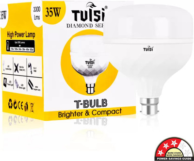 spark world 35 W Basic Standard B22 LED Bulb(White)