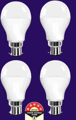 Dunagiri 9 W Basic Round B22 D LED Bulb(White, Pack of 4)