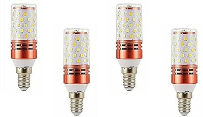 Baslash 4 W Basic Standard E14 LED Bulb(White, Pack of 4)