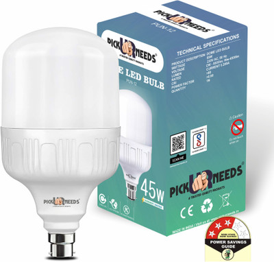 Daily Needs Shop 45 W Basic Round B22 D CFL Bulb(White)