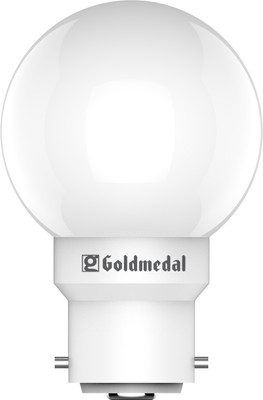 Gold Medal 0.5 W Basic Round B22 Night Bulb(White)