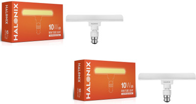 HALONIX 10 W Basic T-Bulb B22 D LED Bulb(Yellow, Pack of 2)
