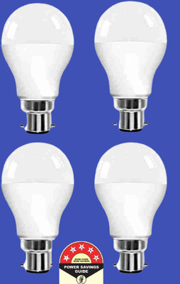 Dunagiri 9 W Basic Round B22 D LED Bulb(White, Pack of 4)
