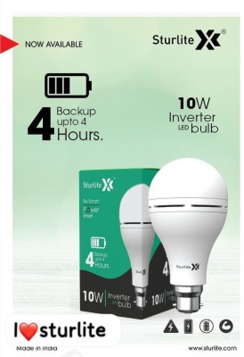 Sturlite 10 W Round B22 LED Bulb(White)