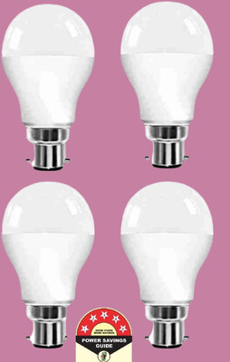 Dunagiri 9 W Basic Round B22 D LED Bulb(White, Pack of 4)