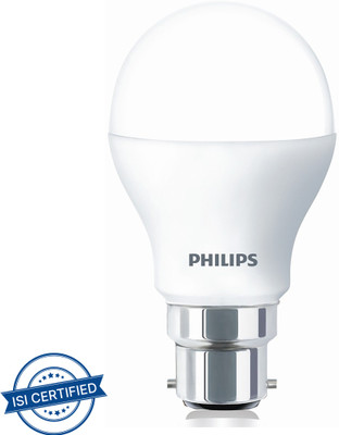 PHILIPS 4 W Basic Standard B22 LED Bulb(White)