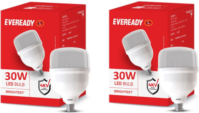 EVEREADY 30 W Basic Standard B22 LED Bulb(White, Pack of 2)
