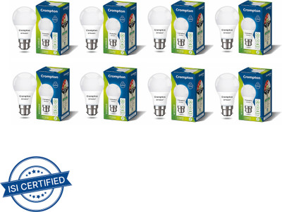 Crompton 7 W Basic Standard B22 LED Bulb(White, Pack of 8)