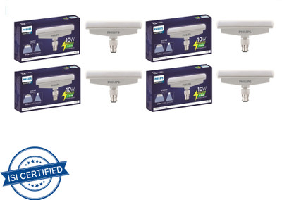 PHILIPS 10 W Inverter T-Bulb B22 Inverter Bulb(White, Pack of 4)