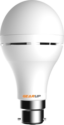 Gear Up 10 W Round B22 Inverter Bulb(White)