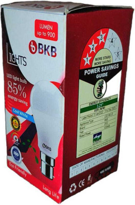 BKB Electrical 12 W Basic Arbitrary B22 LED Bulb(White)