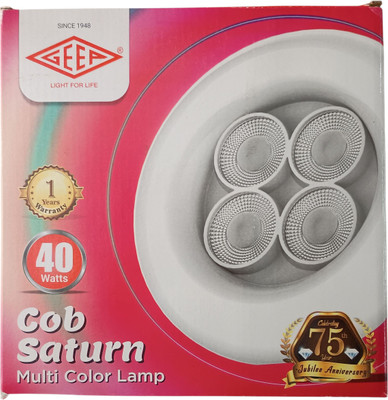 Geep 40 W Color Changing Circline B22 LED Bulb(RGB, White)