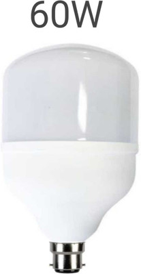 NEW INDIA LIGHTING 60 W Basic Standard B22 LED Bulb(White)
